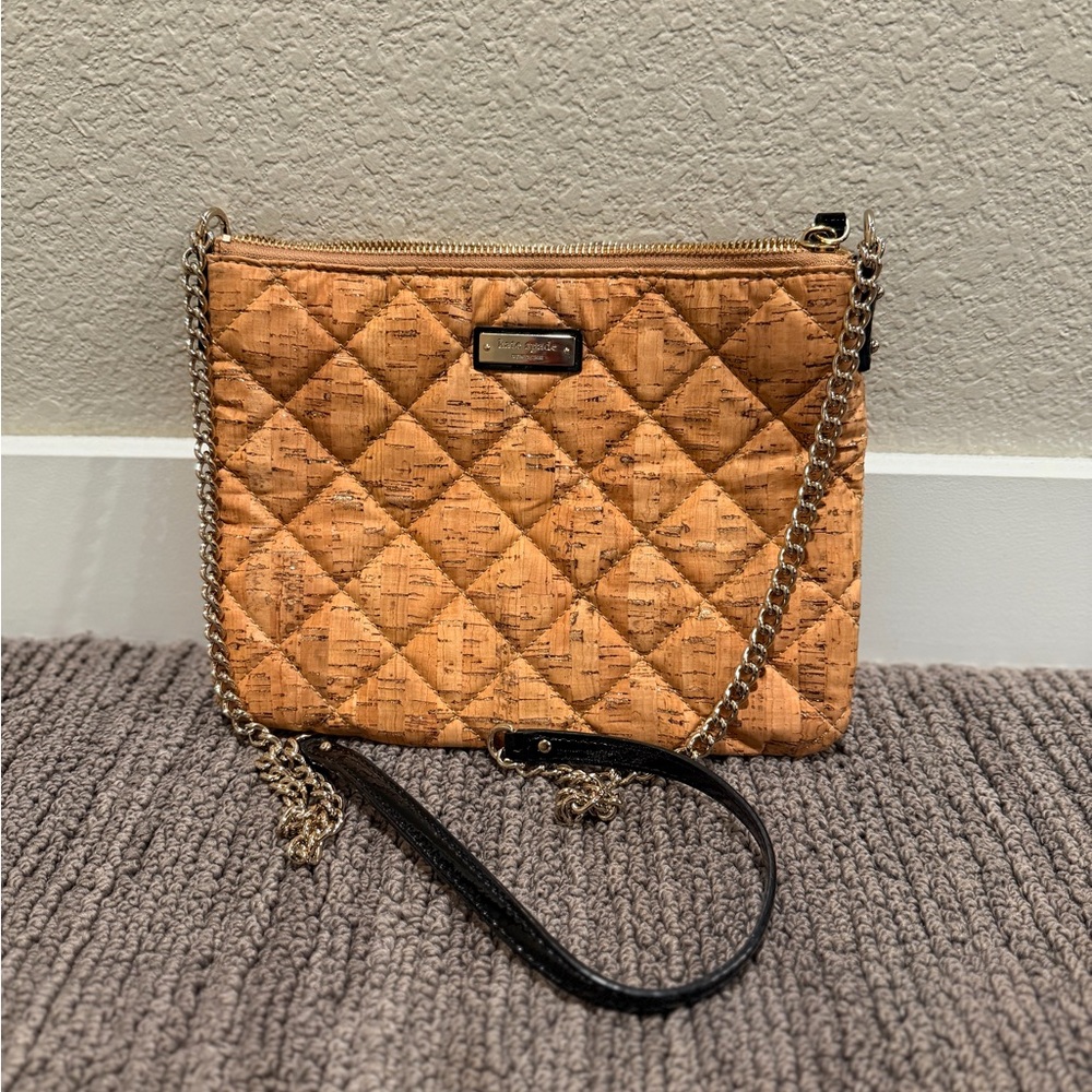 Kate Spade Ginny Gold Cork Crossbody